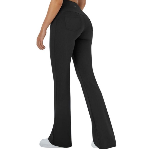 HALARA High Rise Pocket Flare Yoga Leggings - Picture 2 of 10